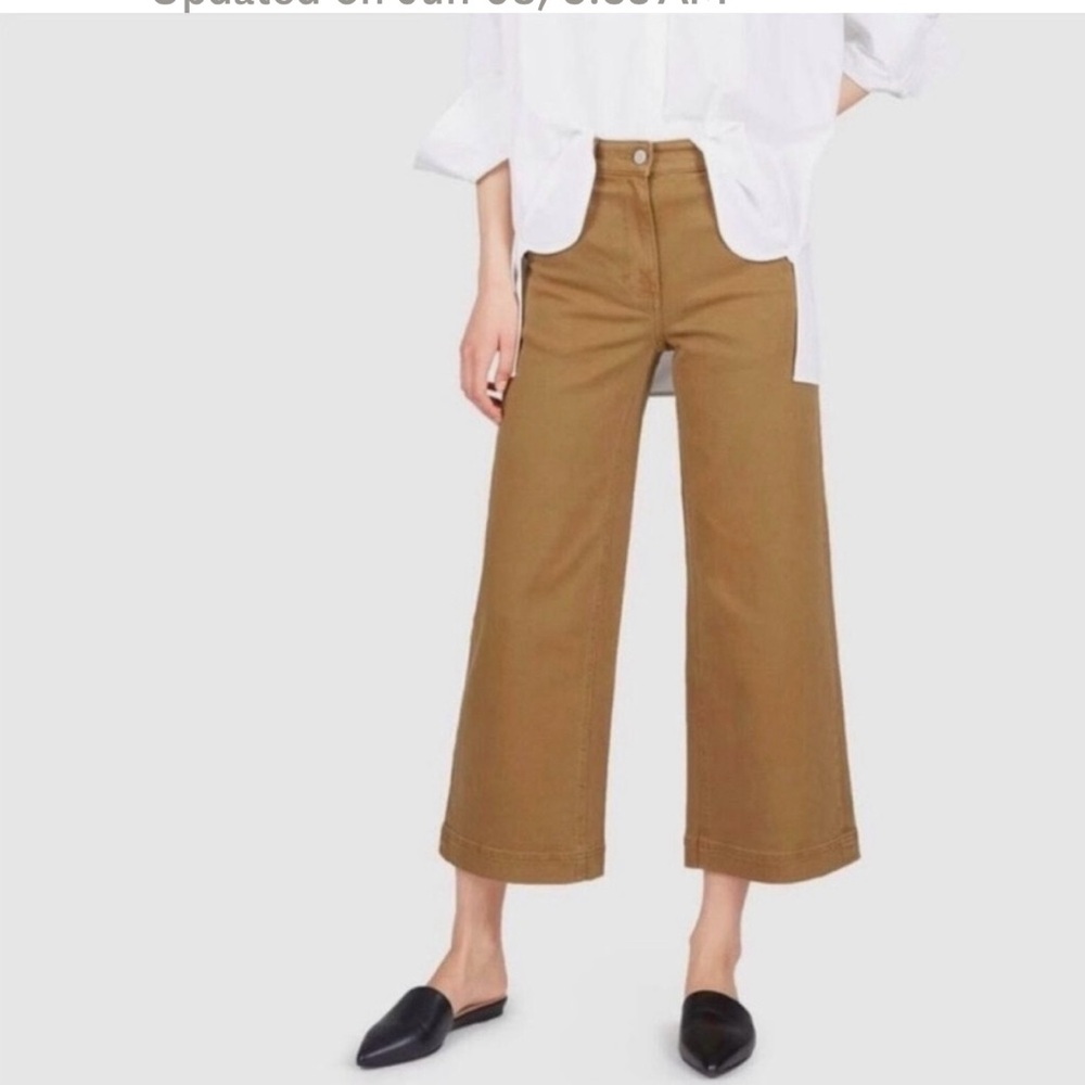Everlane Wide Leg Crop Ochre 4